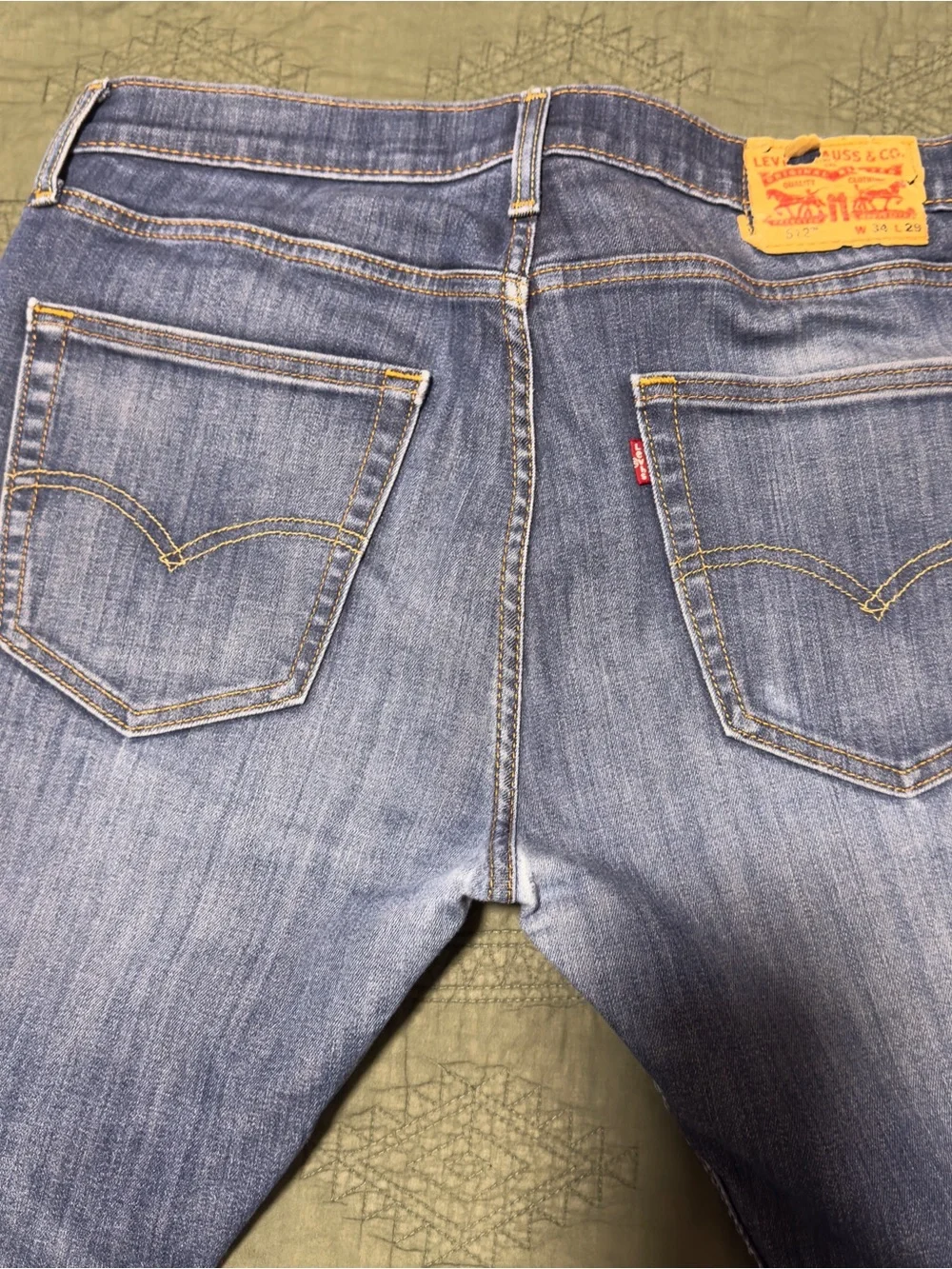 Levi’s 512 Slim Taper Men’s Jeans 34x29 Medium Wash